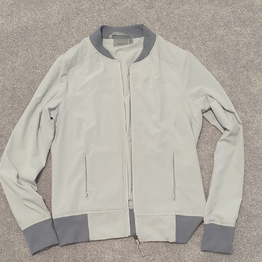 Athleta Light Gray Jacket